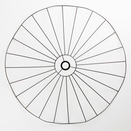 Brilagi - LED plafonski luster CERIA WIRE 1xE27/40W/230V prečnik 80 cm crna/hrast