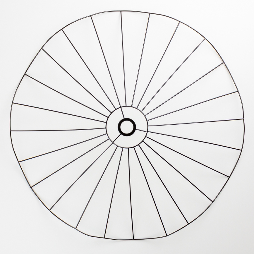 Brilagi - LED plafonski luster CERIA WIRE 1xE27/40W/230V prečnik 80 cm crna/hrast