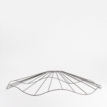 Brilagi - LED plafonski luster CERIA WIRE 1xE27/40W/230V prečnik 80 cm crna/hrast