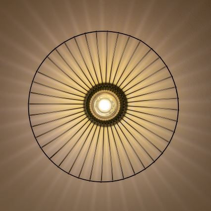 Brilagi - LED plafonski luster CERIA WIRE 1xE27/40W/230V Ø 45 cm crna