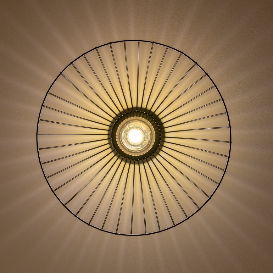 Brilagi - LED plafonski luster CERIA WIRE 1xE27/40W/230V Ø 45 cm crna