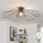Brilagi - LED plafonski luster CERIA WIRE 1xE27/40W/230V Ø 80 cm crna