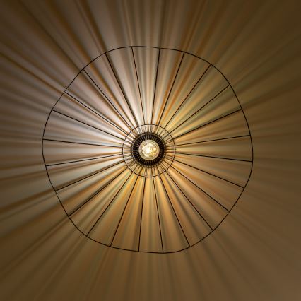 Brilagi - LED plafonski luster CERIA WIRE 1xE27/40W/230V Ø 80 cm crna