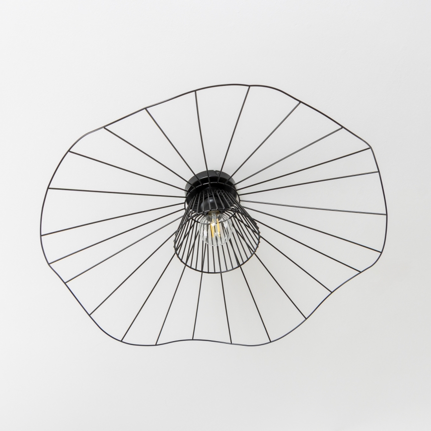 Brilagi - LED plafonski luster CERIA WIRE 1xE27/40W/230V Ø 80 cm crna