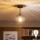 Brilagi - LED plafonski luster CERIA WIRE 1xE27/60W/230V prečnik 21 cm crna