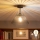 Brilagi - LED plafonski luster CERIA WIRE 1xE27/60W/230V prečnik 30 cm crna
