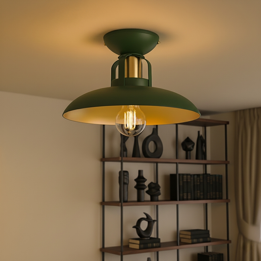 Brilagi - LED Plafonski luster FLAMENGO 1xE27/60W/230V, zelene boje
