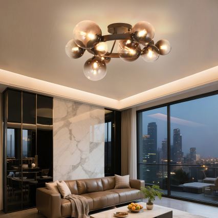 Brilagi - LED plafonski luster MILLA 10xG9/3W/230V braon/zadimljena braon