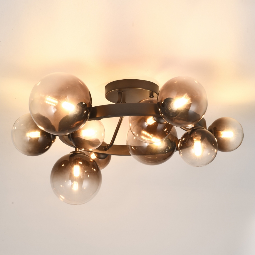 Brilagi - LED plafonski luster MILLA 10xG9/3W/230V braon/zadimljena braon