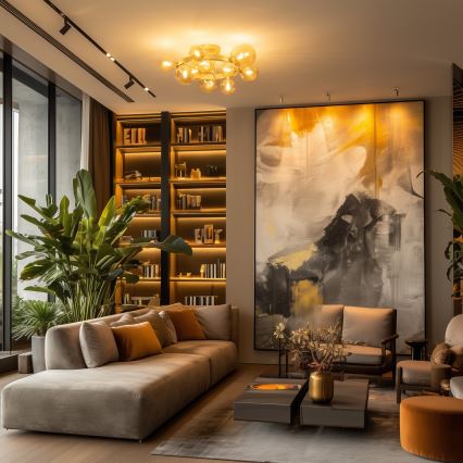 Brilagi - LED plafonski luster MILLA 10xG9/3W/230V zlatni