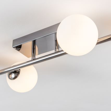 Brilagi - LED plafonski luster MILLA 4xG9/3W/230V crni hrom/bela