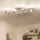 Brilagi - LED plafonski luster MILLA 4xG9/3W/230V crni hrom/zadimljeno staklo