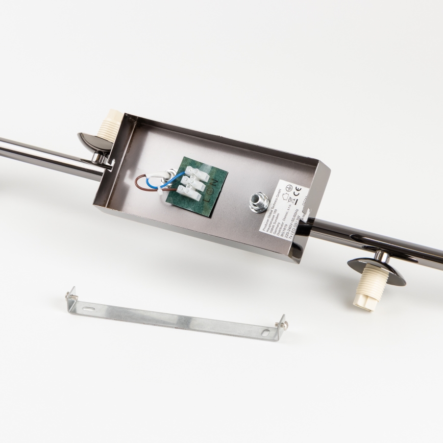 Brilagi - LED plafonski luster MILLA 4xG9/3W/230V crni hrom/zadimljeno staklo