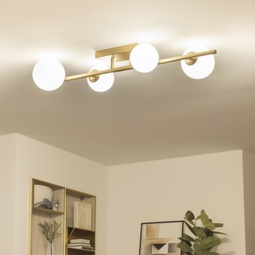 Brilagi - LED plafonski luster MILLA 4xG9/3W/230V zlatna/bela