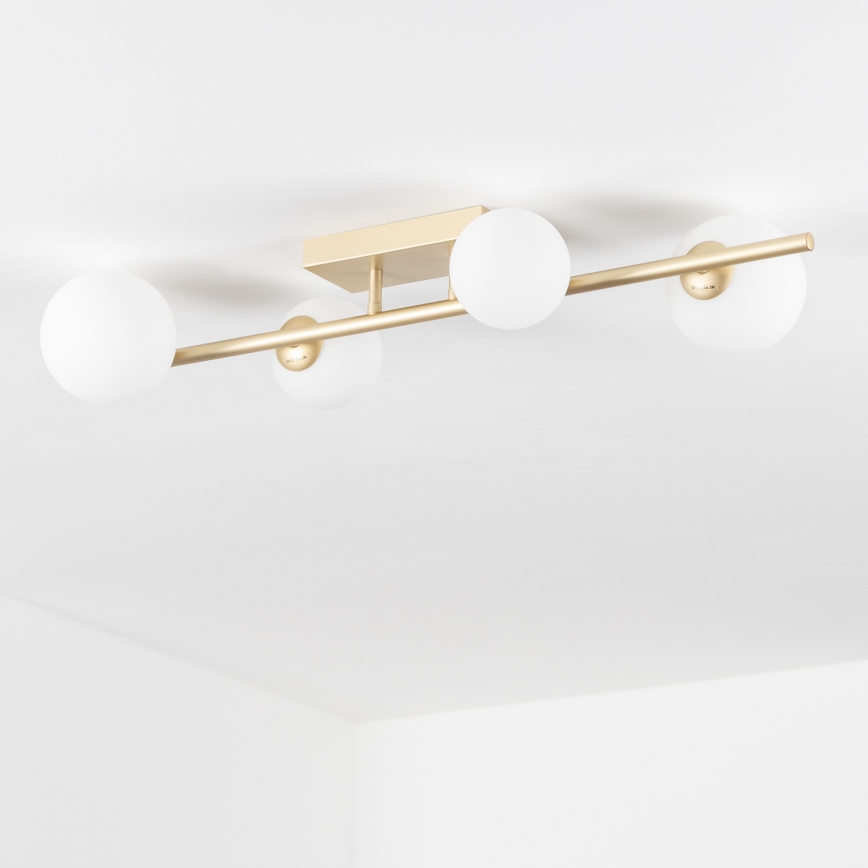 Brilagi - LED plafonski luster MILLA 4xG9/3W/230V zlatna/bela