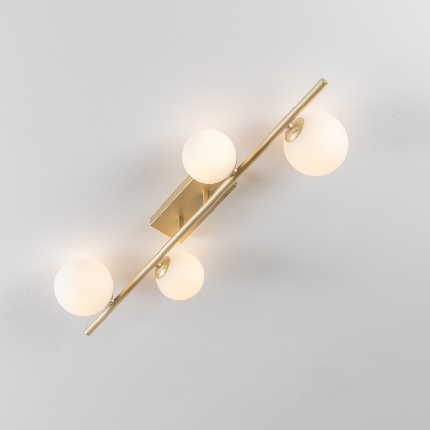 Brilagi - LED plafonski luster MILLA 4xG9/3W/230V zlatna/bela