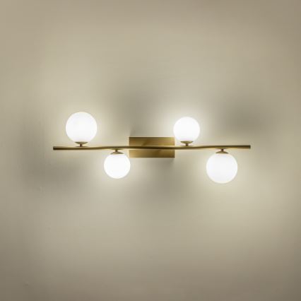Brilagi - LED plafonski luster MILLA 4xG9/3W/230V zlatna/bela