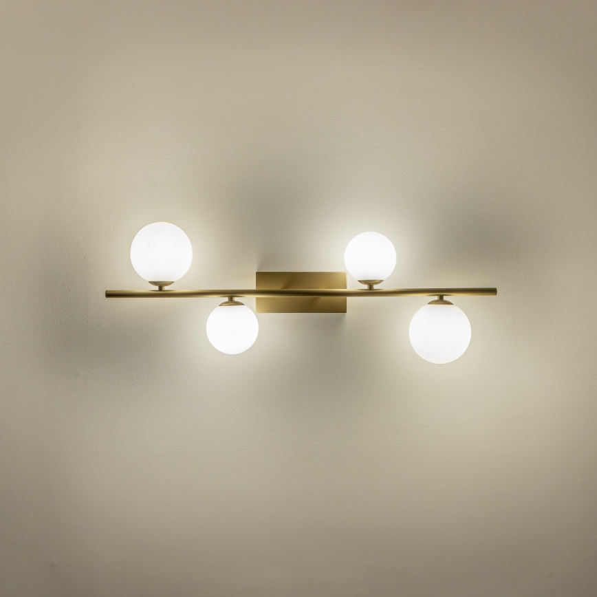 Brilagi - LED plafonski luster MILLA 4xG9/3W/230V zlatna/bela