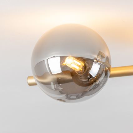 Brilagi - LED plafonski luster MILLA 4xG9/3W/230V zlatna/zadimljena