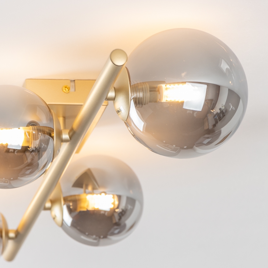 Brilagi - LED plafonski luster MILLA 4xG9/3W/230V zlatna/zadimljena