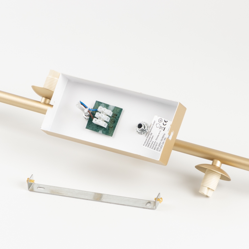 Brilagi - LED plafonski luster MILLA 4xG9/3W/230V zlatna/zadimljena