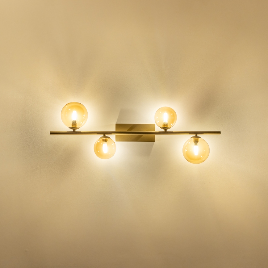 Brilagi - LED plafonski luster MILLA 4xG9/3W/230V zlatni
