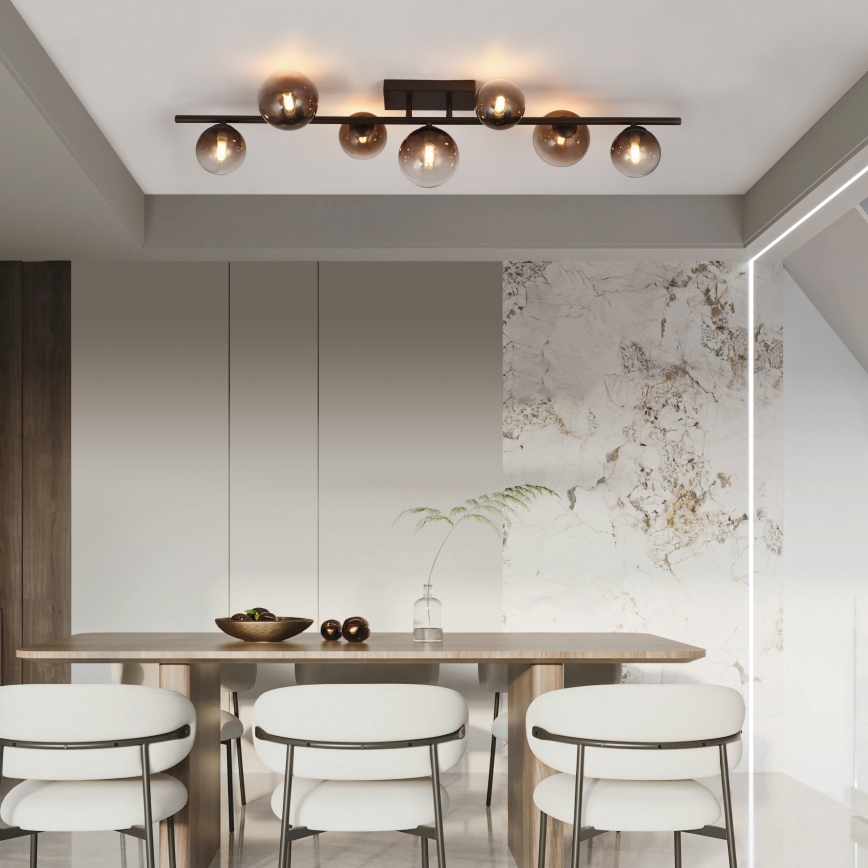 Brilagi - LED plafonski luster MILLA 7xG9/3W/230V braon/dimljeno braon