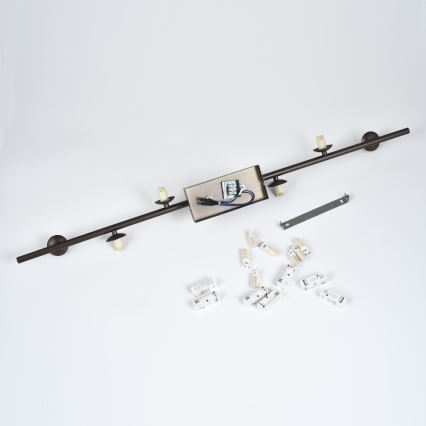 Brilagi - LED plafonski luster MILLA 7xG9/3W/230V braon/dimljeno braon