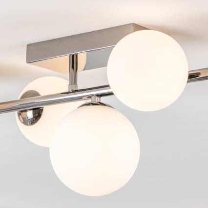 Brilagi - LED plafonski luster MILLA 7xG9/3W/230V crni hrom/bela