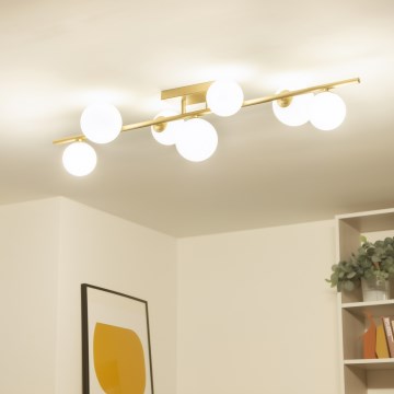Brilagi - LED plafonski luster MILLA 7xG9/3W/230V zlatna/bela