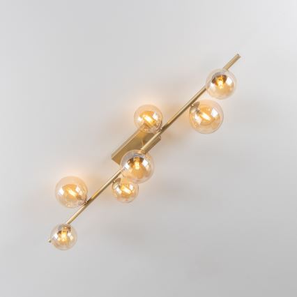 Brilagi - LED plafonski luster MILLA 7xG9/3W/230V zlatni