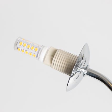 Brilagi - LED plafonski luster MISTEL 15xG9/3W/230V crni hrom/dimljeno