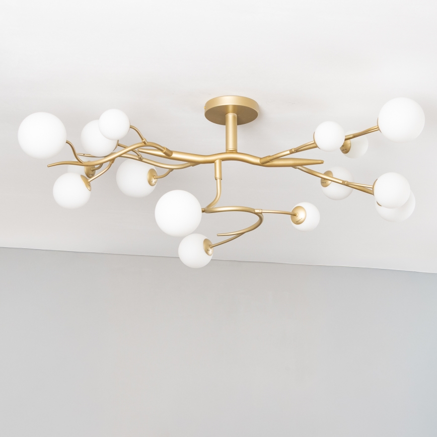 Brilagi - LED plafonski luster MISTEL 15xG9/3W/230V zlatna/bela