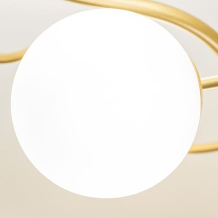 Brilagi - LED plafonski luster MISTEL 15xG9/3W/230V zlatna/bela