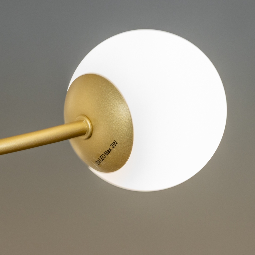 Brilagi - LED plafonski luster MISTEL 15xG9/3W/230V zlatna/bela