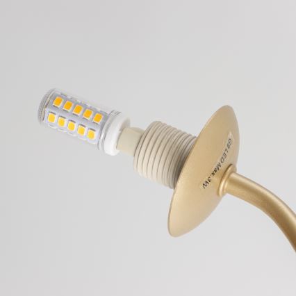 Brilagi - LED plafonski luster MISTEL 15xG9/3W/230V zlatna/bela
