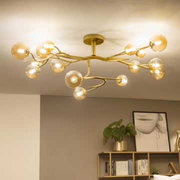 Brilagi - LED plafonski luster MISTEL 15xG9/3W/230V zlatni