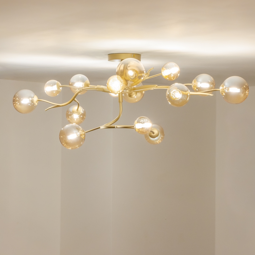 Brilagi - LED plafonski luster MISTEL 15xG9/3W/230V zlatni