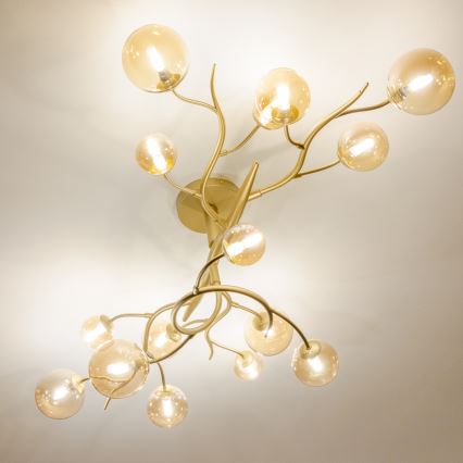 Brilagi - LED plafonski luster MISTEL 15xG9/3W/230V zlatni