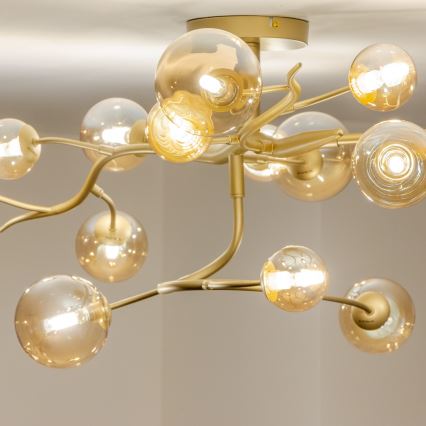 Brilagi - LED plafonski luster MISTEL 15xG9/3W/230V zlatni