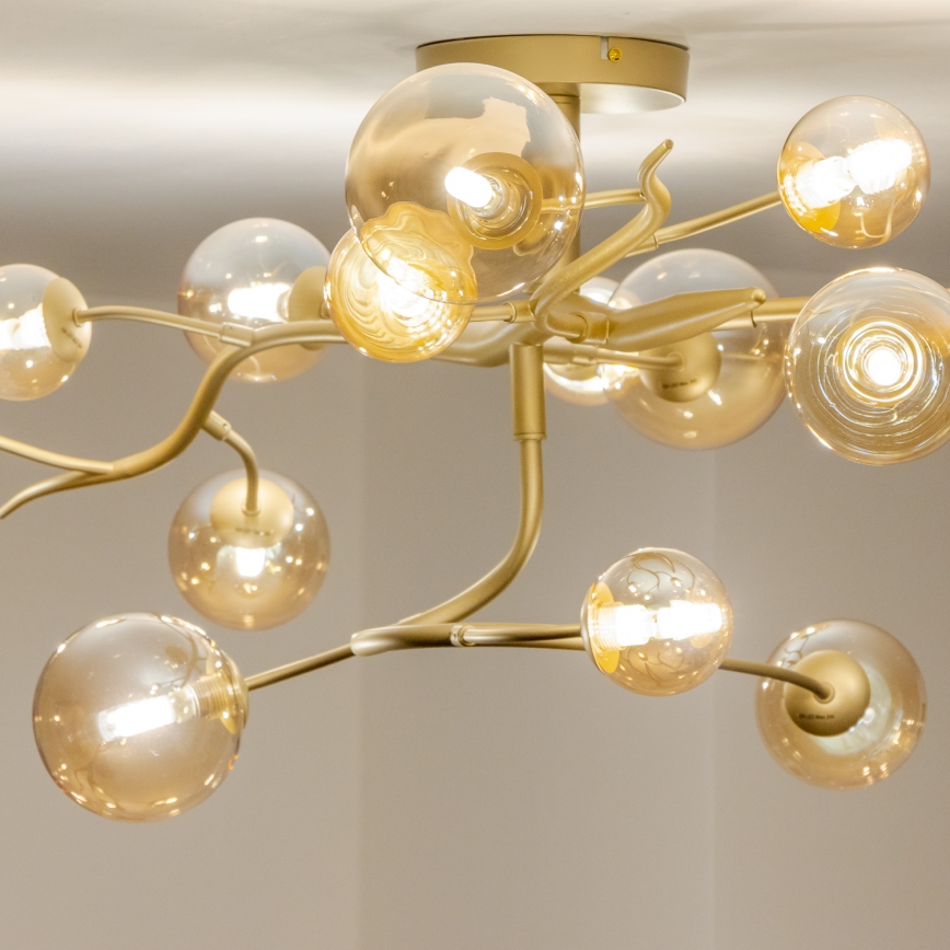 Brilagi - LED plafonski luster MISTEL 15xG9/3W/230V zlatni