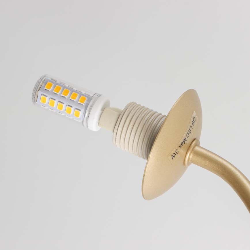 Brilagi - LED plafonski luster MISTEL 15xG9/3W/230V zlatni