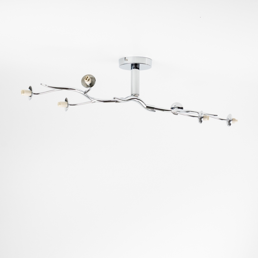 Brilagi - LED plafonski luster MISTEL 6xG9/3W/230V crni hrom/dimljeno