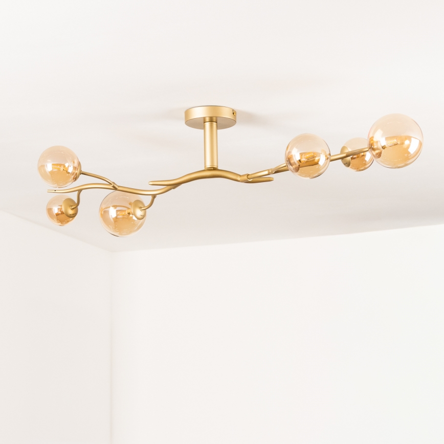 Brilagi - LED plafonski luster MISTEL 6xG9/3W/230V zlatni