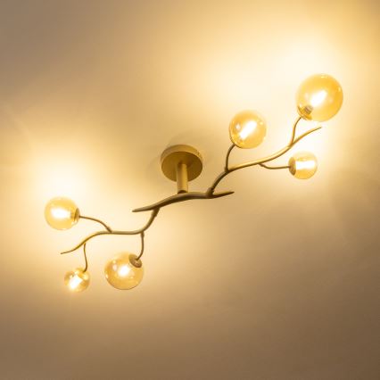 Brilagi - LED plafonski luster MISTEL 6xG9/3W/230V zlatni