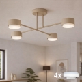 Brilagi - LED plafonski luster MONO 4xGX53/12W/230V bež
