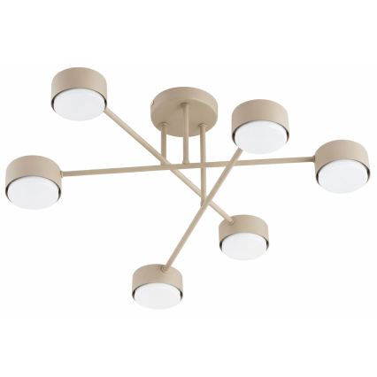 Brilagi - LED plafonski luster MONO 6xGX53/13W/230V bež