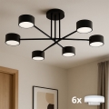Brilagi - LED plafonski luster MONO 6xGX53/13W/230V crna