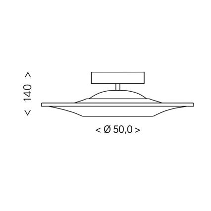 BRILAGI - LED Plafonski luster VERANO LED/38W/230V