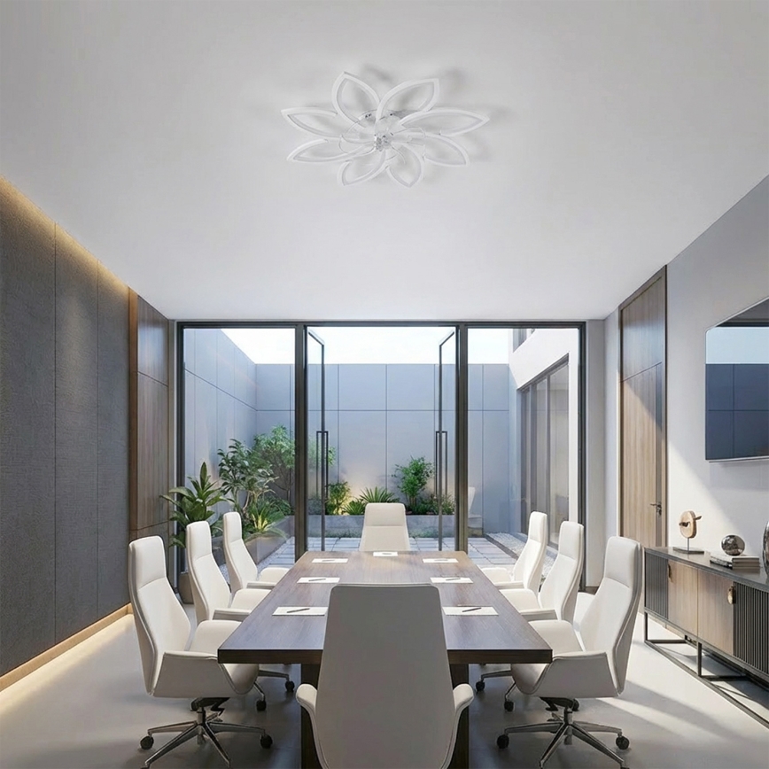 Brilagi - LED prigušiva plafonski ventilator LED/43W/230V 3000-6500K prečnik 90 cm beli + daljinski upravljač